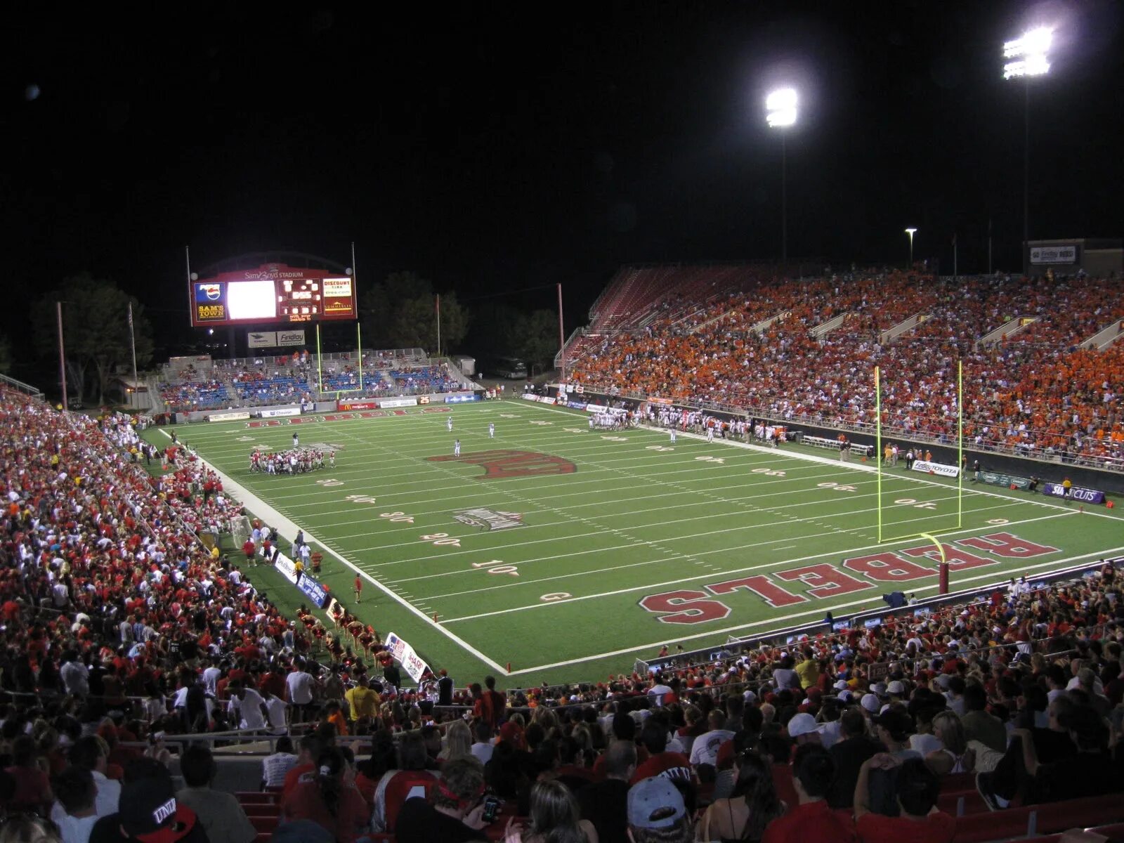 Sam Boyd Stadium. World Finals 13 Sam Boyd Stadium.