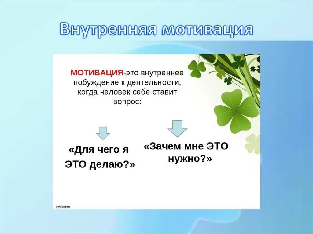 Внутреннее побуждение 5