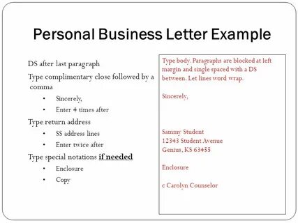 Business letter
