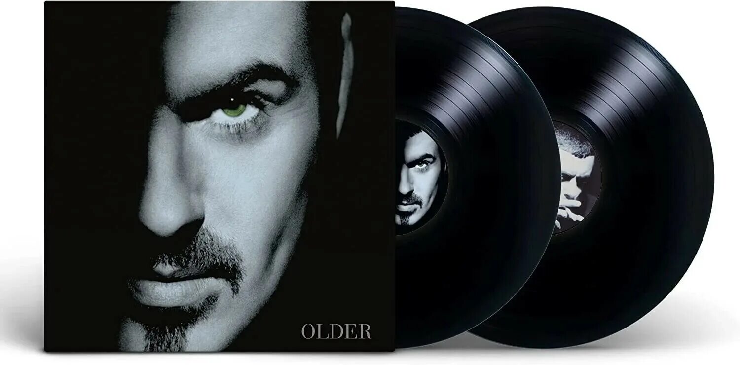 Old mike. George Michael Hits 1 2 LP.