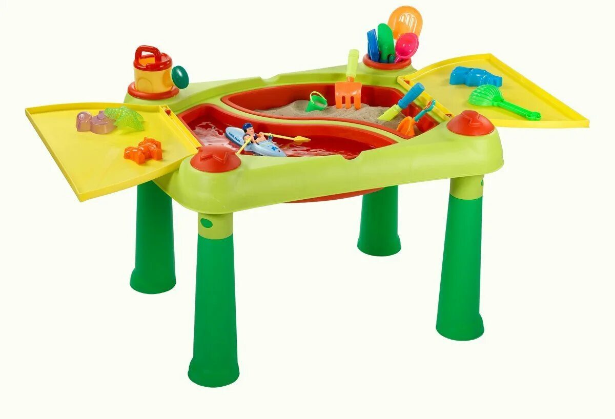 Столик для воды. Песочница-столик Keter Sand & Water. Keter стол детский. Стол Creative fun Table. Кеттер стол для игры песком и водой для детей.