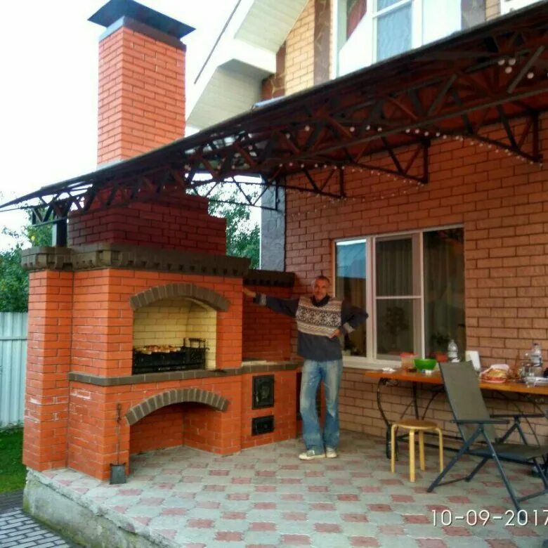 Кирпичные навесы