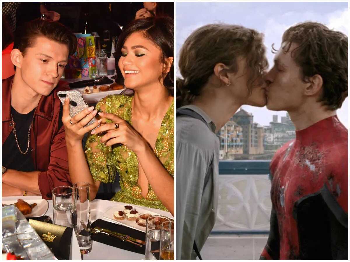 Зендая целуется с двумя парнями. Том холланд и зендая. tom holland and zendaya kiss. том холланд и зендая поцелуй. поцелуй тома холланда и зендаи.