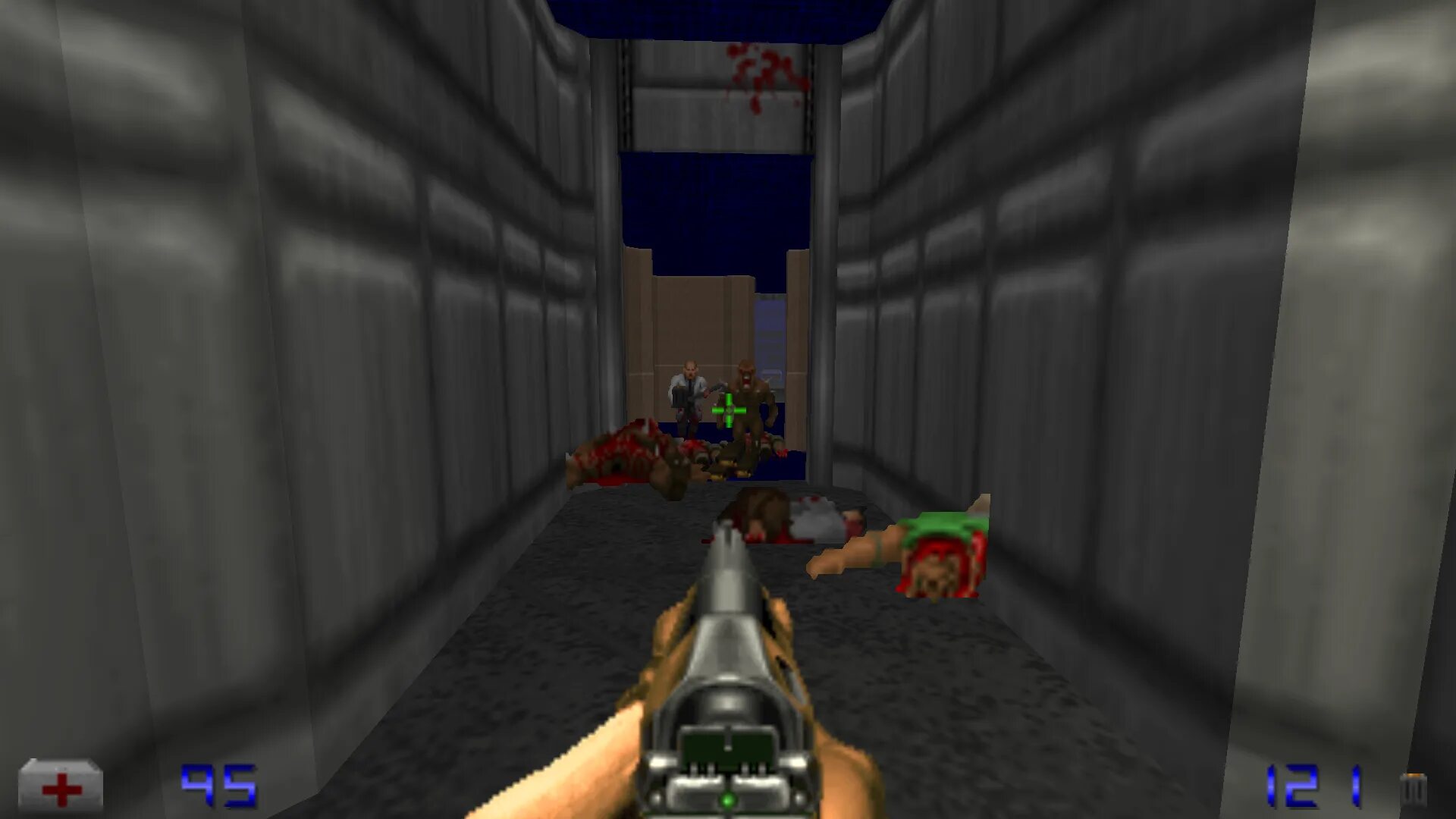Reflection mod. Doom blue keycard. the new me игра. play mods.