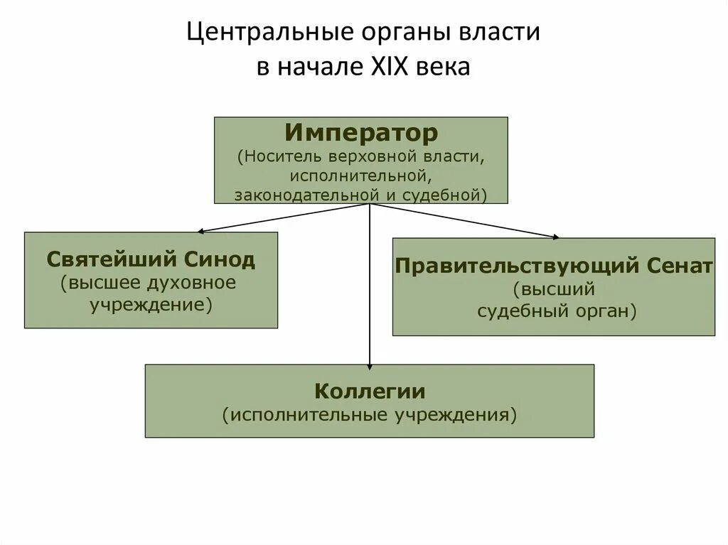 Органы власти Российской империи 19 век. Органы власти Российской империи в начале 19 века. Структура органов государственной власти 19 век Россия. Система органов государственной власти в России в начале 19 века. Созданные в начале 19 века органы центрального