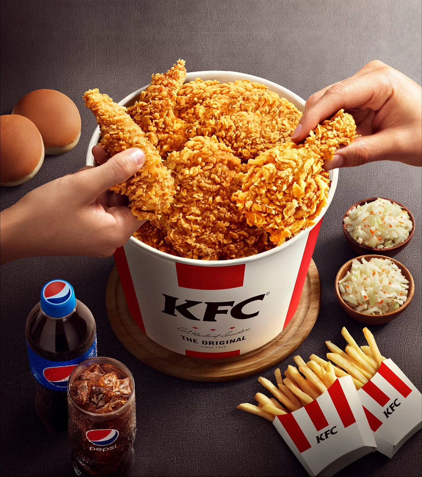 KFC комбо. КВС еда.