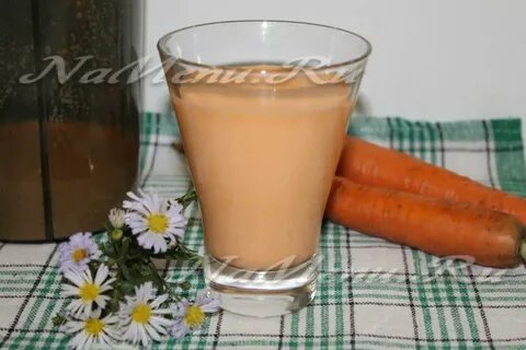Морковный сок со сливками почему