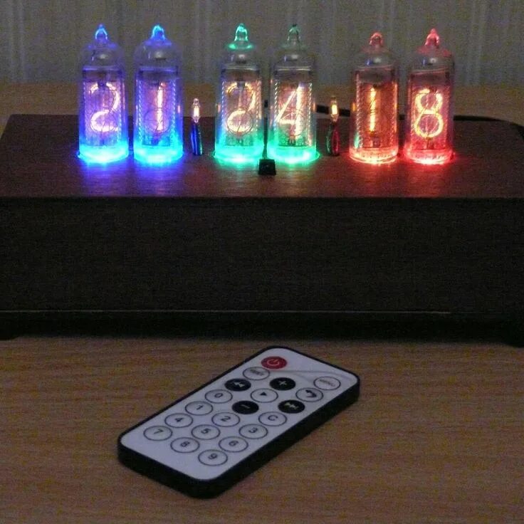 Rgb nixie clock