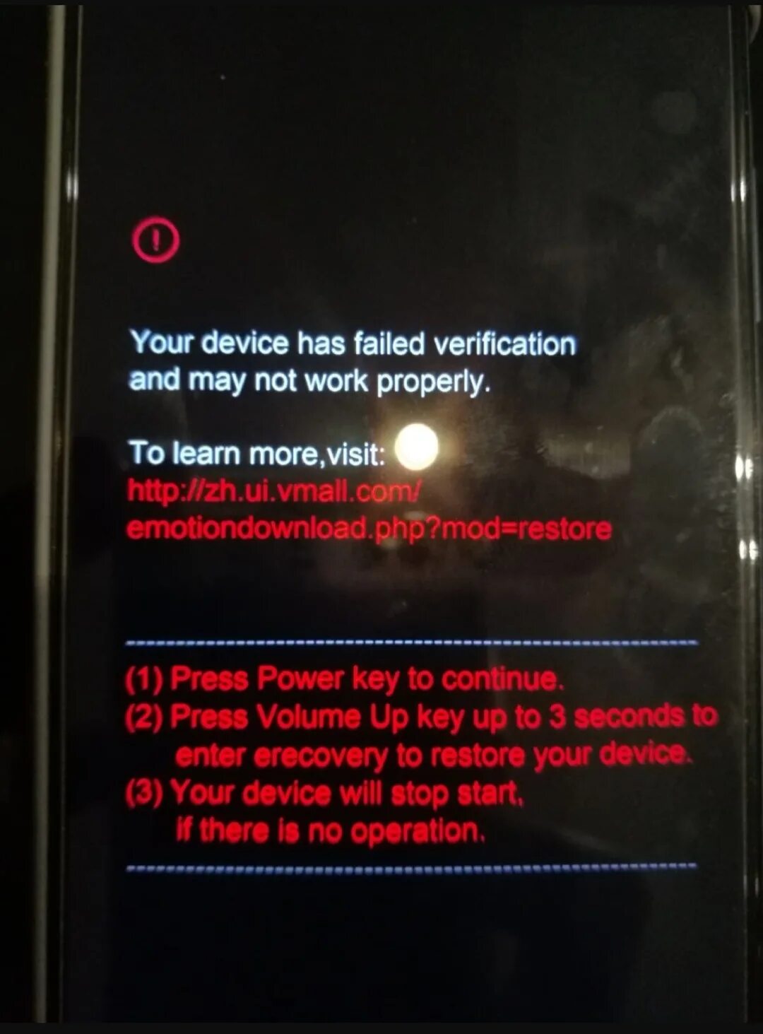 Your device has failed. Ошибка your device has failed verification and May not work properly. Хуавей your device has failed verification. Honor ошибка your device has failed verification and May not. Хонор ошибка.