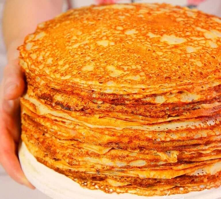 Вкусные бабушкины блины на молоке рецепт