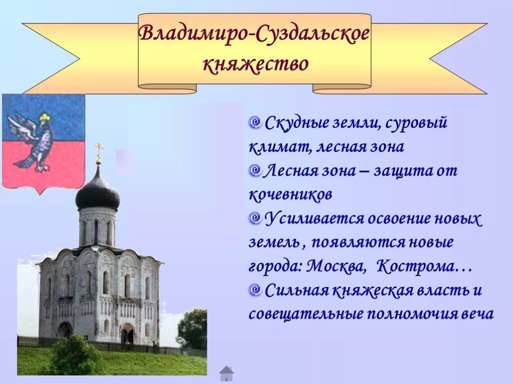 Памятники культуры до начала раздробленности руси. Раздробленность на Руси Владимиро-Суздальское княжество. Владимиро-Суздальская Русь. Столица Владимиро-Суздальского княжества. Владимиро Суздальская Русь 6 класс.