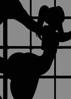 ...(edgerunners) sex_from_behind shadow silhouette standing_sex stomach_bul...