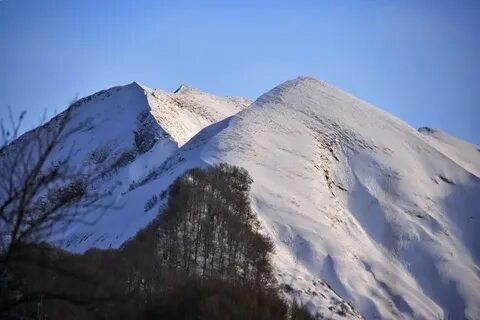 Гори в январе