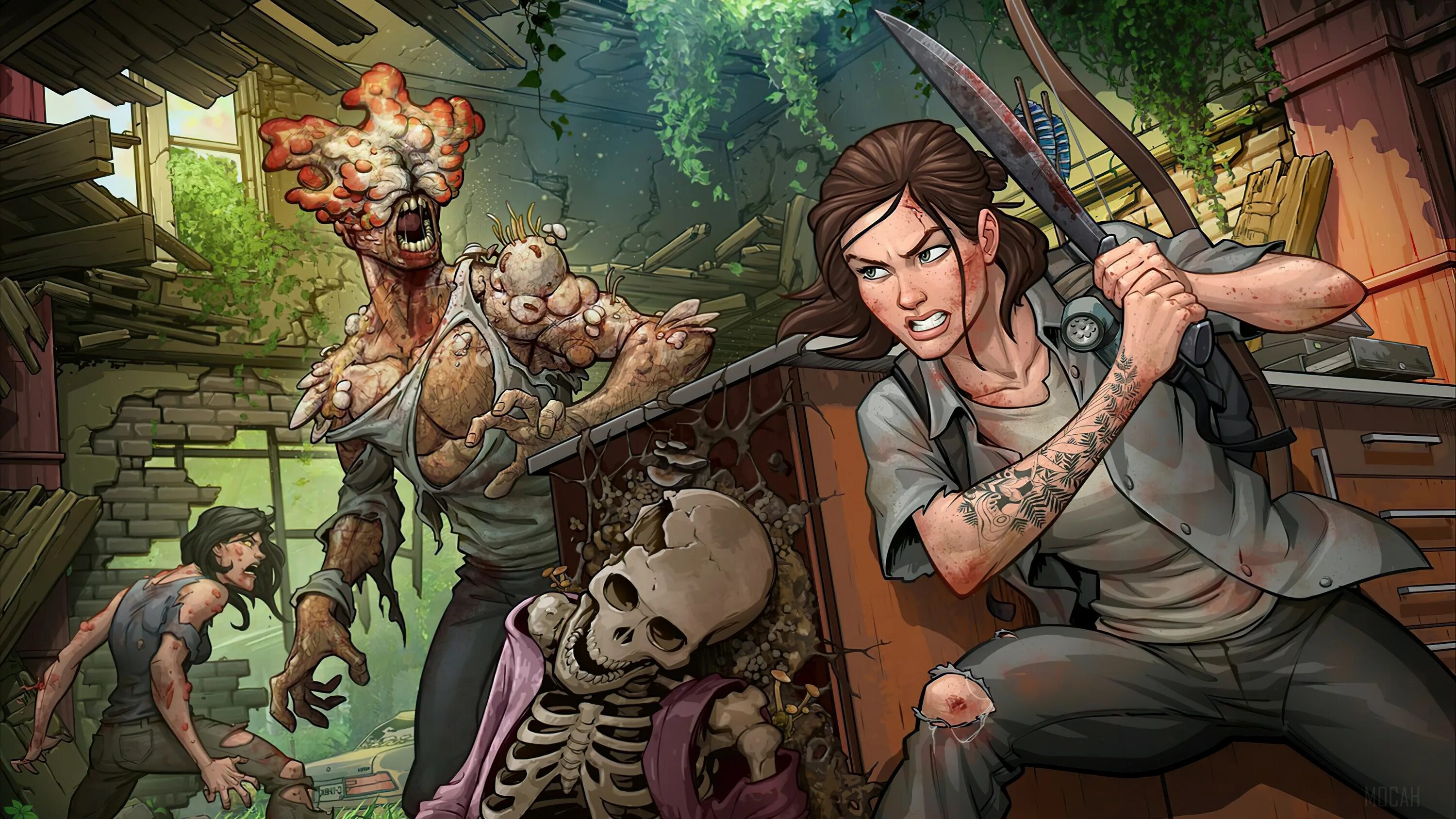 Last child 2. Патрик браун арт. the last of us 2.