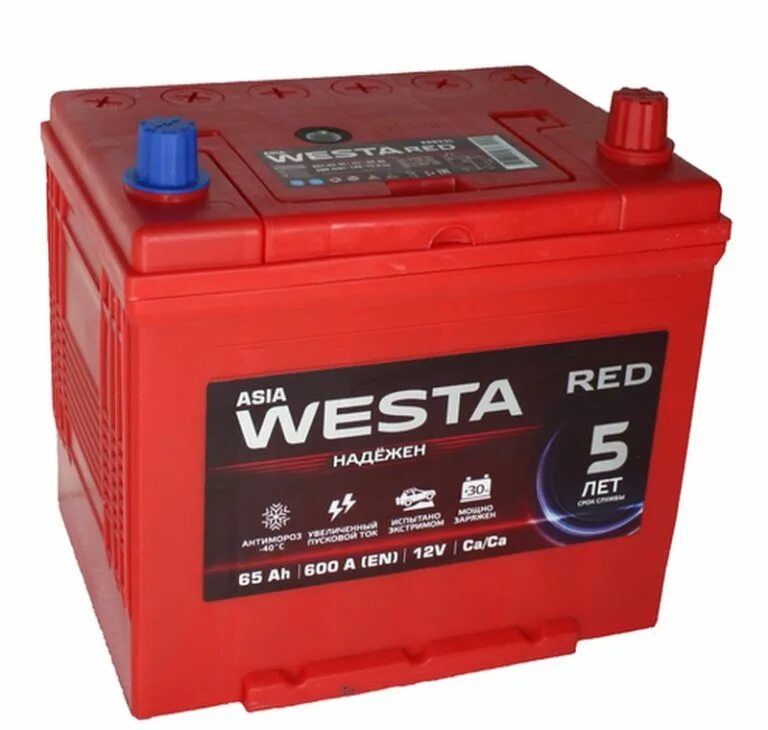 АКБ Westa Asia 6ст-75. Аккумулятор Westa Red 65. Westa Red 75 Ач 750 а. Аккумулятор Westa 75.