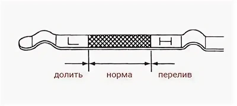 Сколько масла от min до max