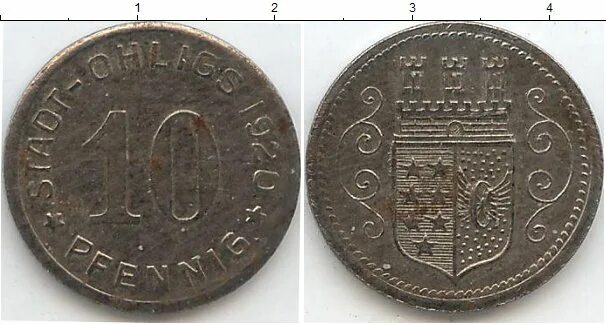 Купить 210 руб. 10 Пфеннигов 1920. 10 Pfennig 1920 монета. 10 Пфеннигов в рублях. Нотгельд пфеннигов монета.