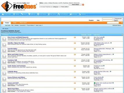 Freeones Forum "Freeones Forum.com" Porno-Foren in Reichweite Por...