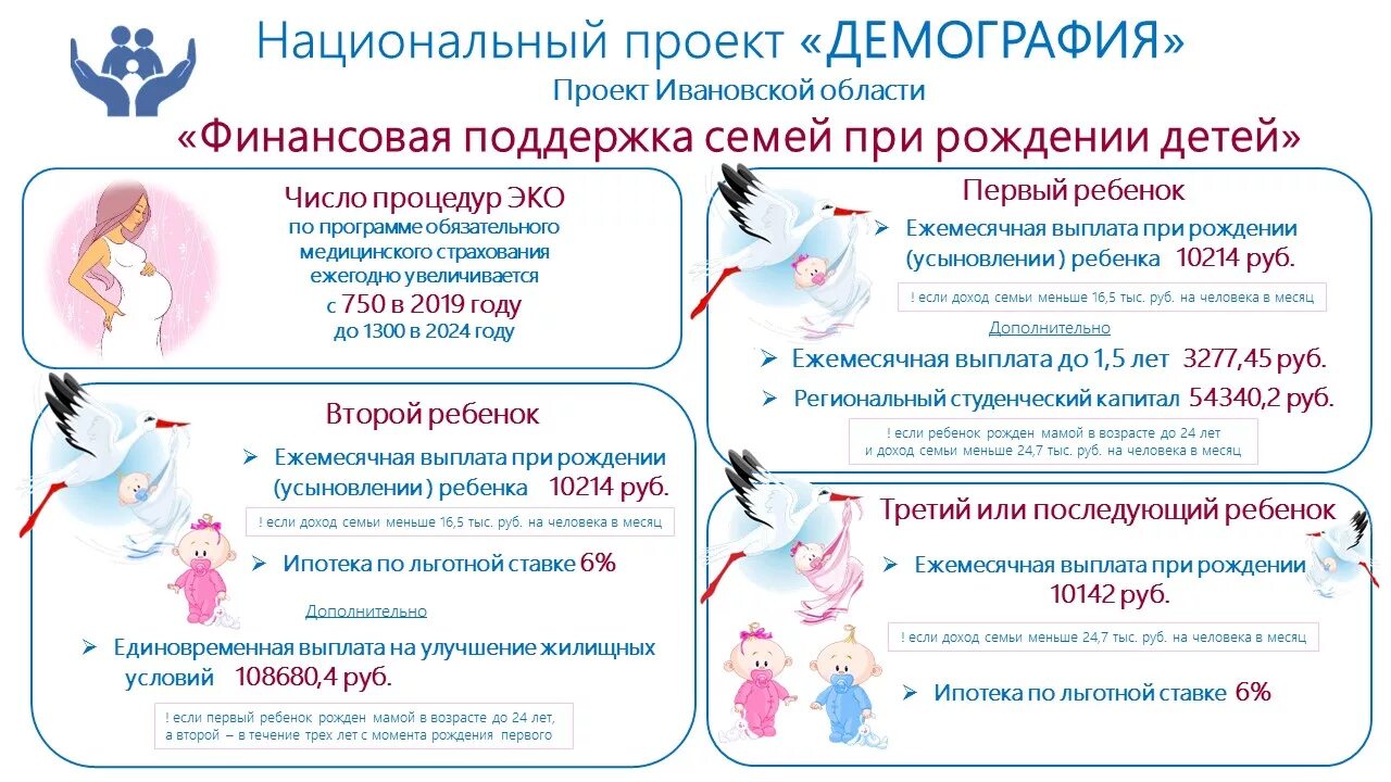 Поддержка семей 2024 г