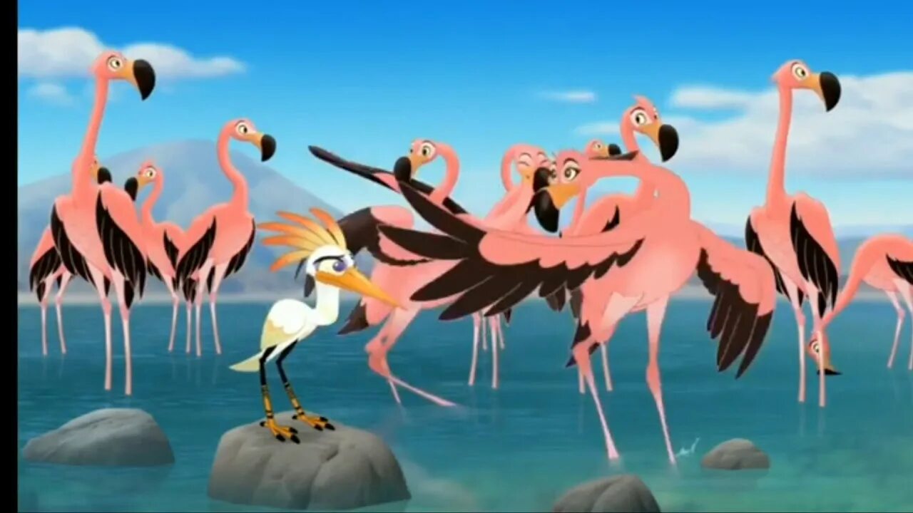 Хранитель лев фламинго. Лев и фламинго. Хранитель лев фламинго дэнс. Lion guard flamingo. Лев и фламинго.