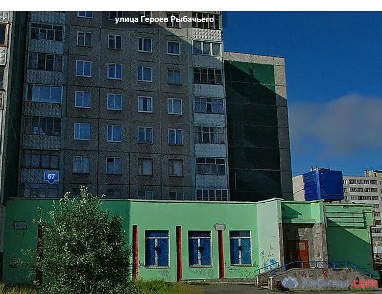 Мурманск, ул.Героев Рыбачьего, д.38 на карте города