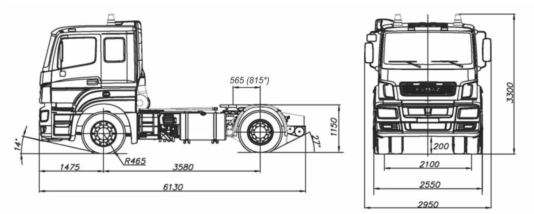 Расшифровка камаз 5490. Габариты тягача КАМАЗ 5490. КАМАЗ 5490 s5 чертеж. КАМАЗ 5490-s5 Габаритные Размеры. КАМАЗ 5490-014 габариты.