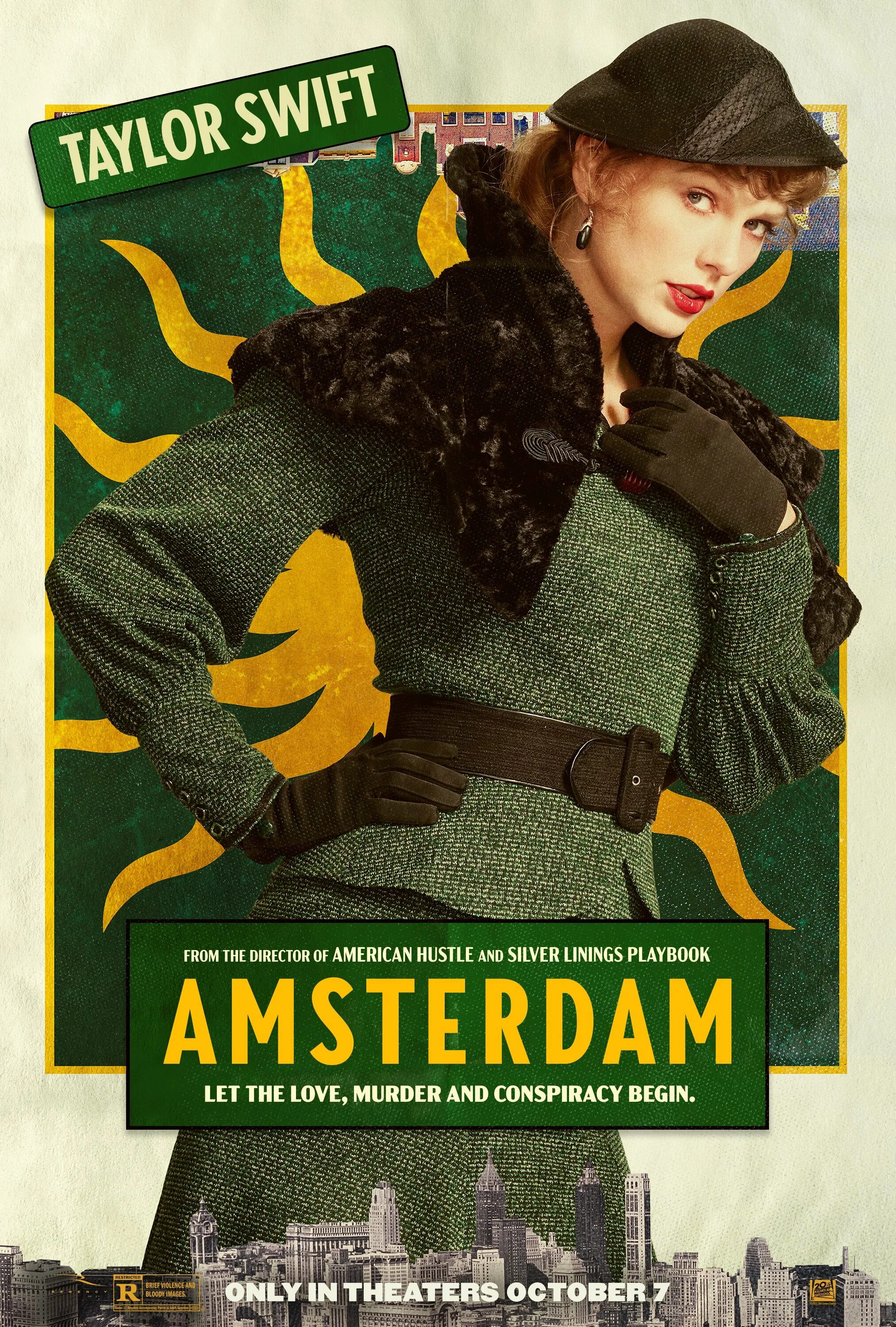Амстердам 2022. Постер Амстердам. Амстердам / Amsterdam Постер 2022.