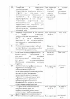 План работы воинский учет образец