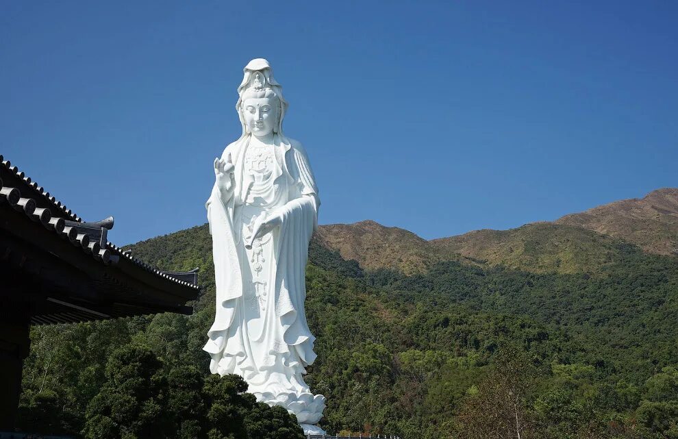 Большие статуи. Статуя Богини Гуаньинь. Скульптура Богини милосердия Гуаньинь. Китай Гуанинь высота. Будда весеннего храма (Хэнань, Китай).
