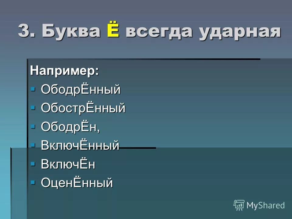 Буква ё всегда ударная. Буква ё всегда под ударением. Ё всегда ударная исключения. Слов с буквой ё всегда ударный.