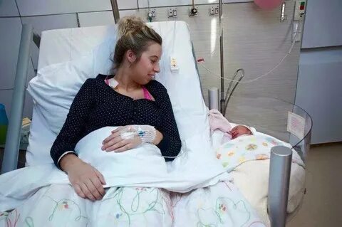 My mother in a hospital