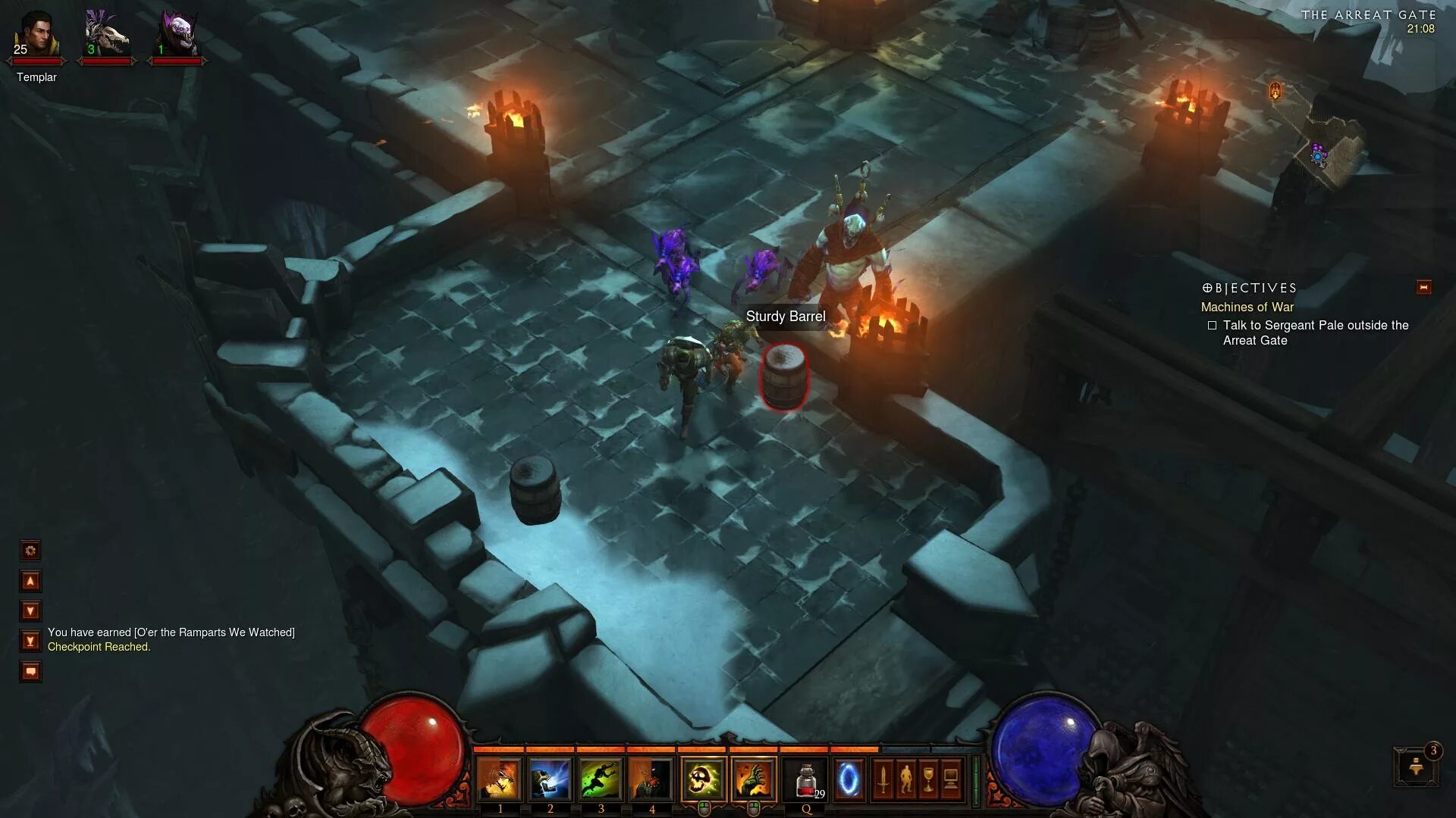 Diablo 3 механика. Diablo 3 тигель. Diablo 3 screenshots. Арреатские врата диабло 3. Диабло три Скриншот инвентаря.