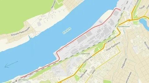 Пермь 1 на карте