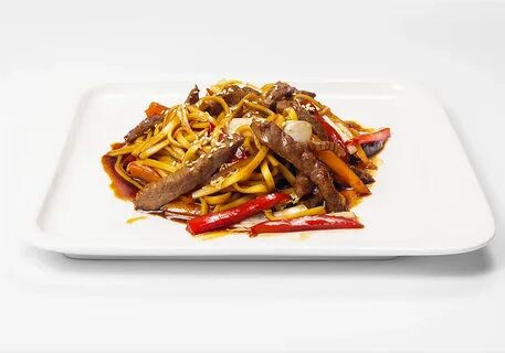 Лапша удон с мясом