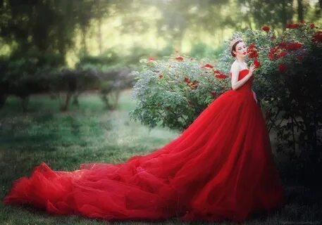 Фотосессия в пышном платье