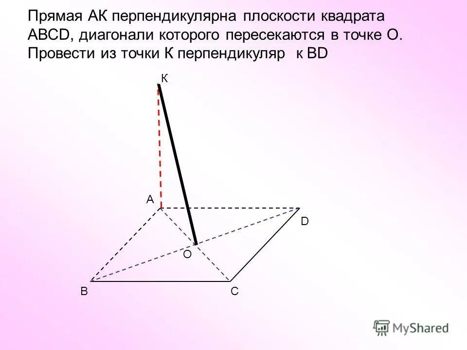 Прямая ab перпендикулярна прямой c. Прямая ab перпендикулярна прямой c