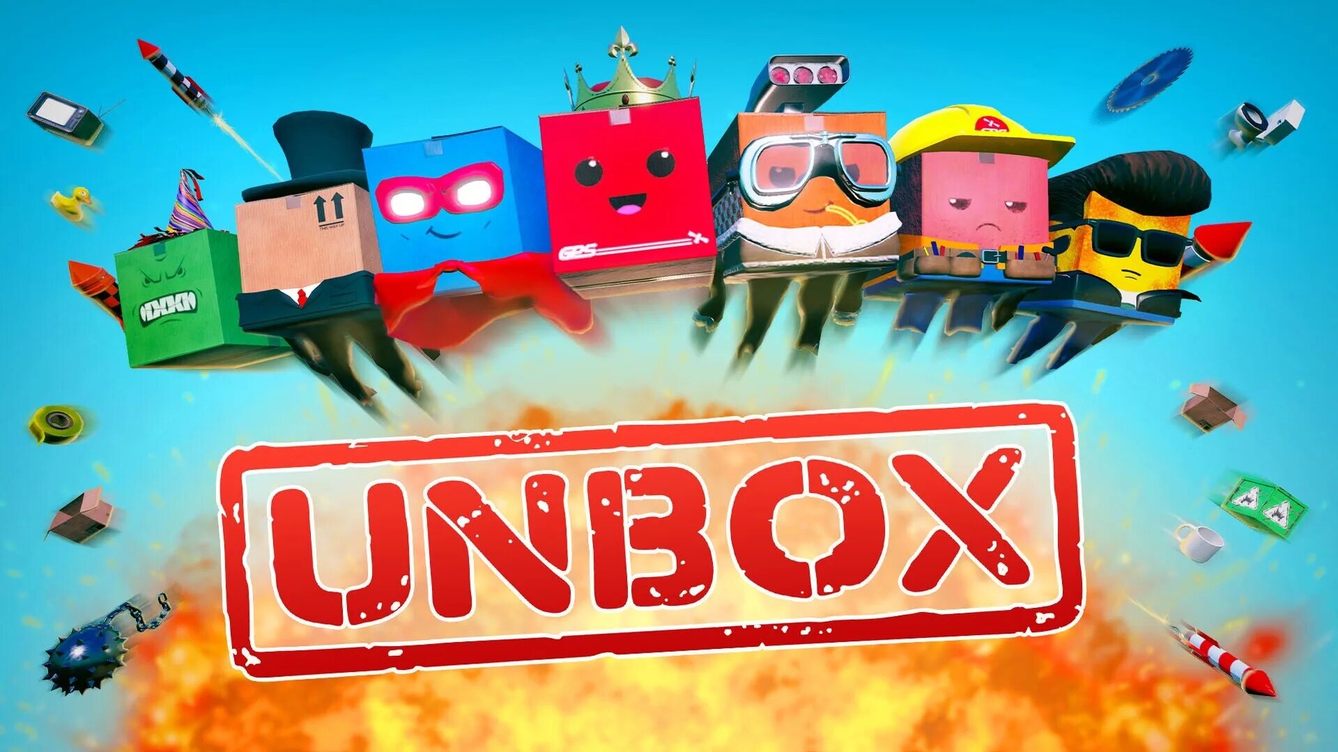 Unbox. Unboxing game. игра анбоксинг. unbox logo.