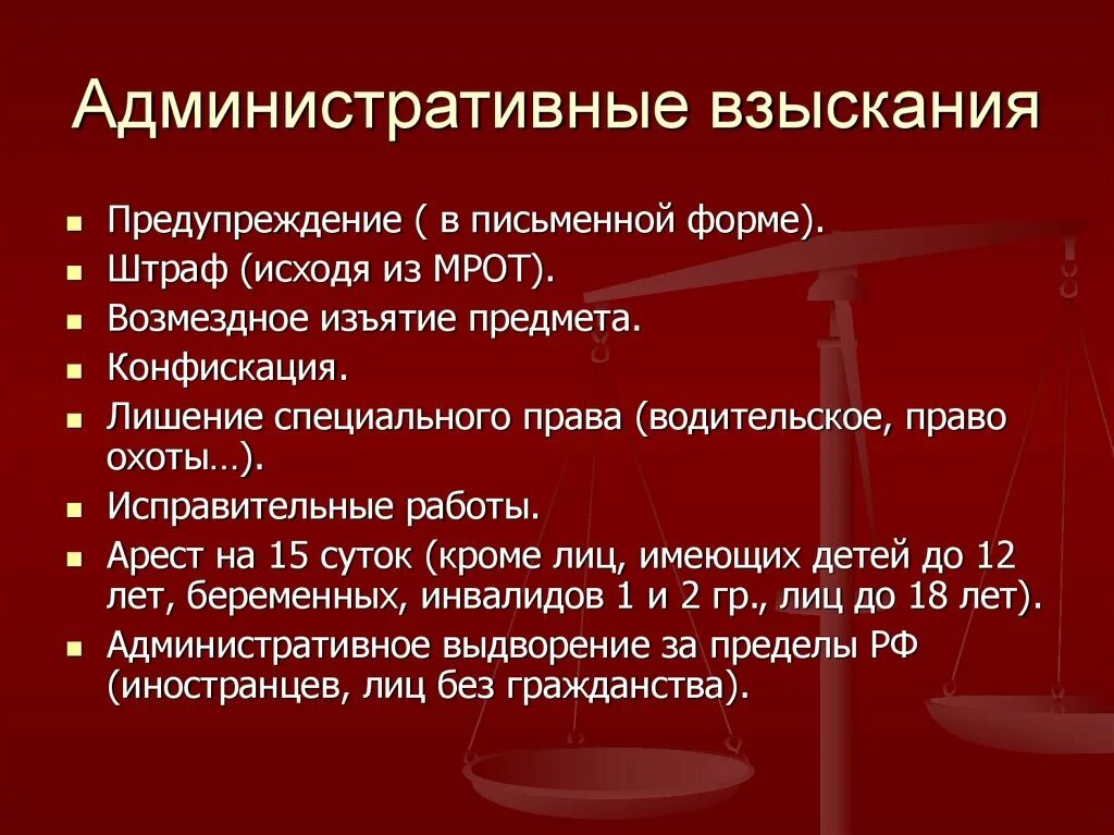 Какой срок действия взыскания. Меры административного взыскания. виды административных взысканий. административные взыскания примеры. административное взыскание является.
