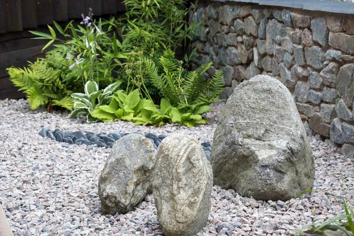 Stone through
