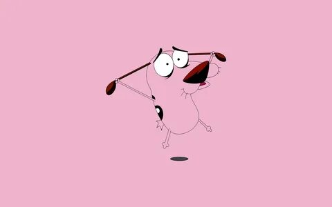 Free download wallpaper Pink, Dog, Courage The Cowardly Dog, Tv Show on you...