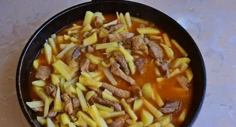 Азу по татарский с картошкой