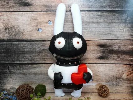 Плюшевый зайка бдсм по Васе Ложкину в интернет-магазине на Ярмарке Мастеров...