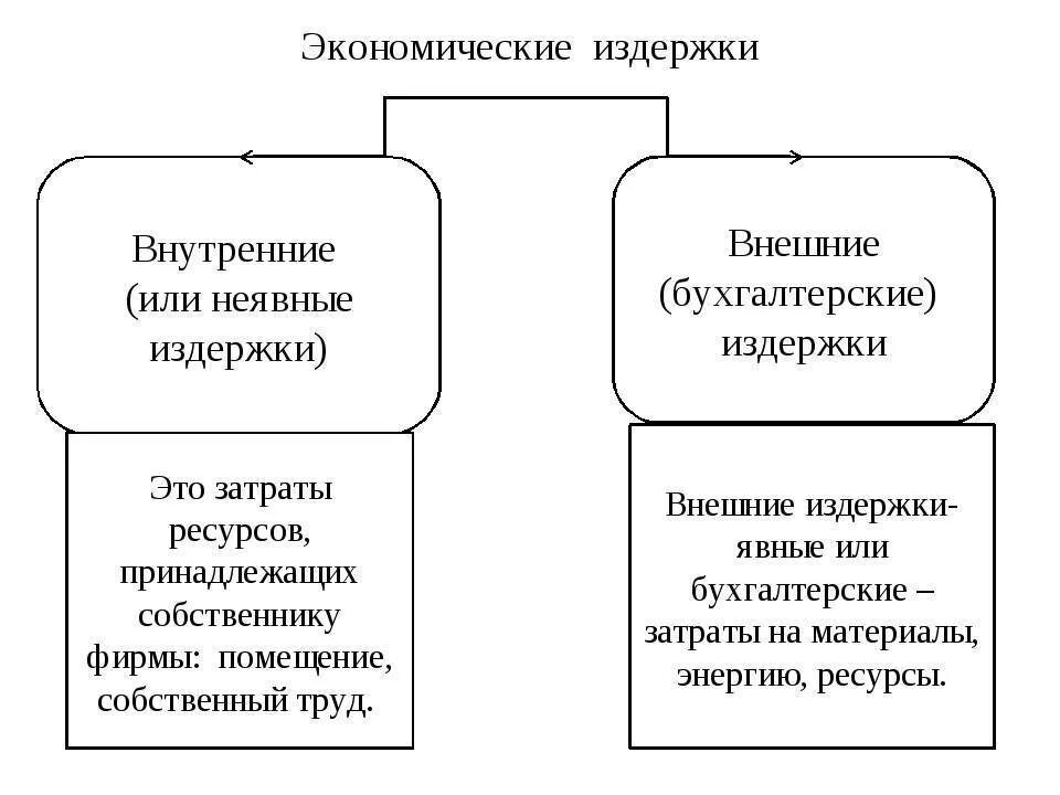 Внутренние и внешние издержки. Внутренние и внешние издержки производства. Внешние явные издержки примеры. Виды издержек в экономике внешние и внутренние. Внутренние издержки производства