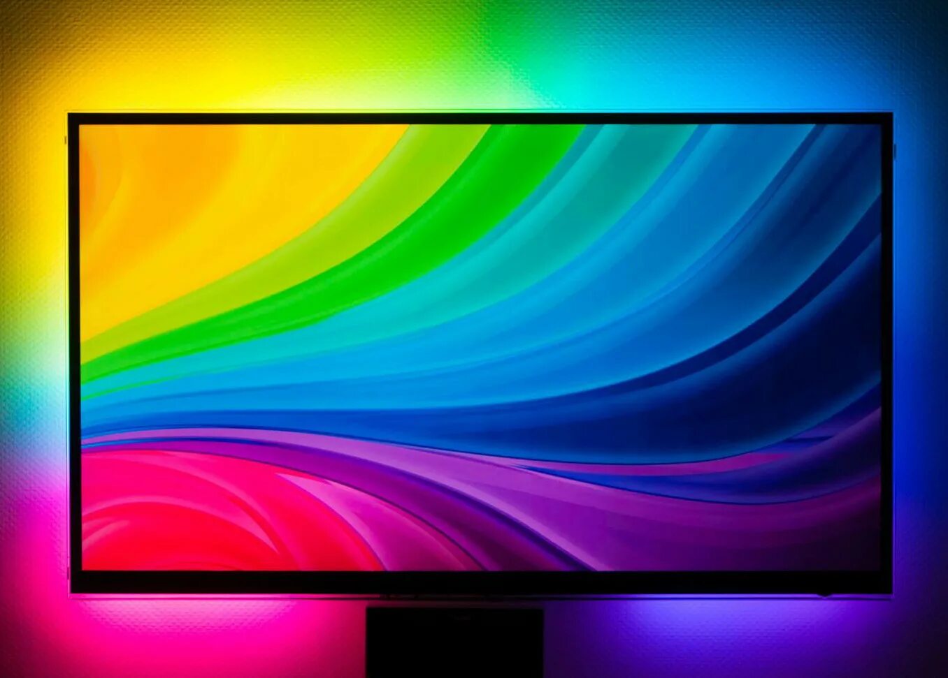 Телевизор Xiaomi с подсветкой Ambilight. Подсветка Ambilight для ТВ. Подсветка монитора Ambilight. Подсветка эмбилайт для телевизора. Б 12 экраны