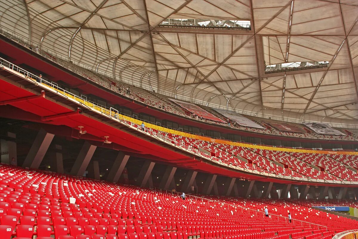 Beijing National Stadium (Пекин, Китай, 2008). Пекинский национальный стадион Птичье гнездо. Национальный стадион Пекин внутри. Национальный стадион Птичье гнездо в Пекине Китай.