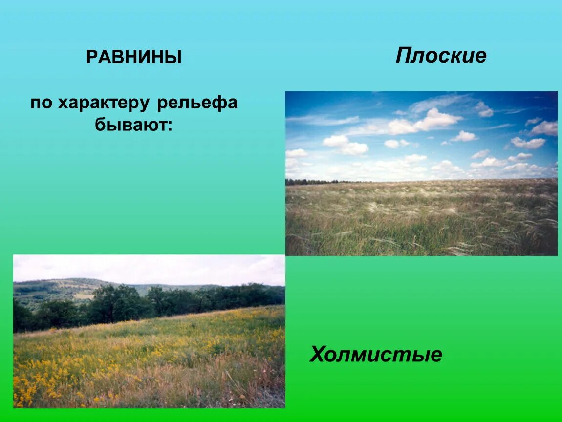 Каких равнин не бывает. Формы равнин. Плоская равнина. По характеру равнины бывают. По характеру рельефа равнины бывают.