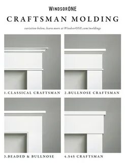 WindsorONE Craftsman Molding Variations.