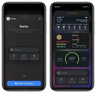 Apps widgets