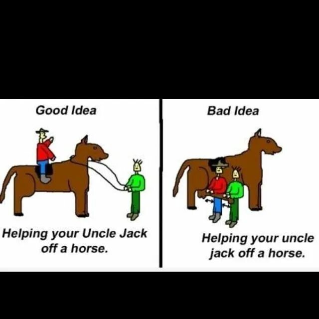 Did your uncle. Jack off a Horse. To Jack off. Uncle Jack. Jacking off a Horse.