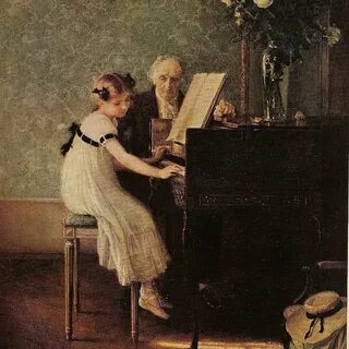 Клавесин и скрипка